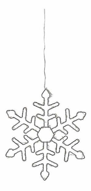 Set 3 vanjske viseće pahuljice Lohza (srebrna)
