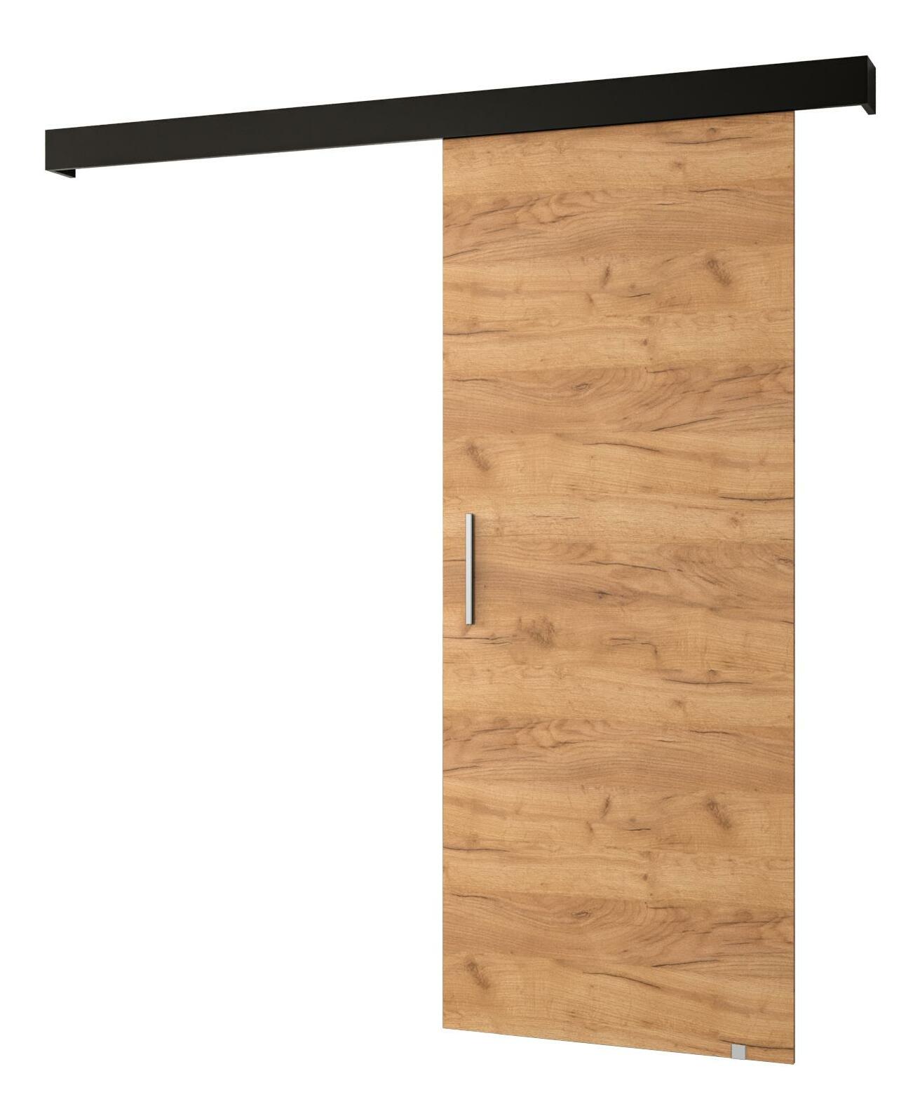 Klizna vrata 70 cm Slavdro 1 (craft zlatni + crna mat)