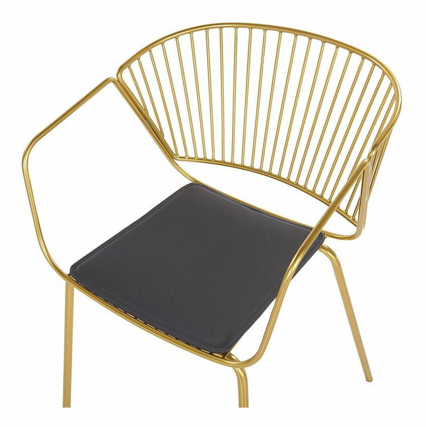 Set 2 ks. jedálenských stoličiek RAGOR (zlatá)