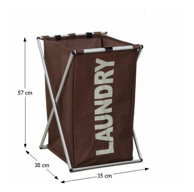 Coș pentru rufe Lantana TYP 1 (Maro închis)