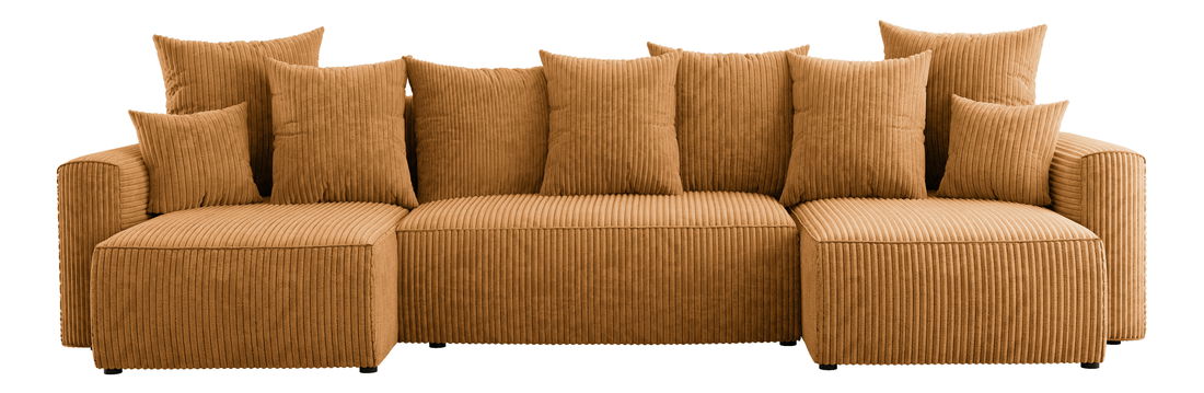 Kutna garnitura Denia U (boja senfa)