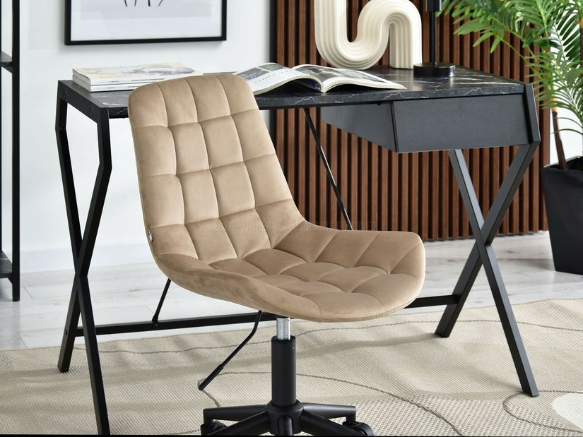 Stolička Eleanor (béžová + čierna)