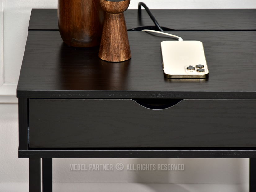 Noćni ormarić Emmo (crna)