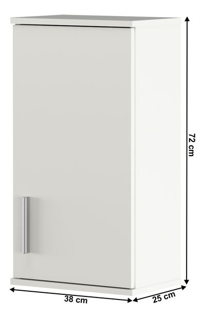 Viseći kupaonski ormarić Leah 04 (bijela mat)