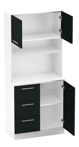 Kuhinjski kutak Lester NEW (bijela + crna)