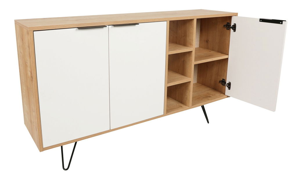 Dulap Clarissa (Stejar + Alb)