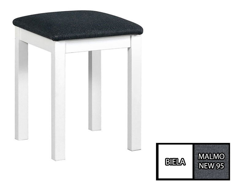 Stolička Moris II (biela + sivá)*výpredaj