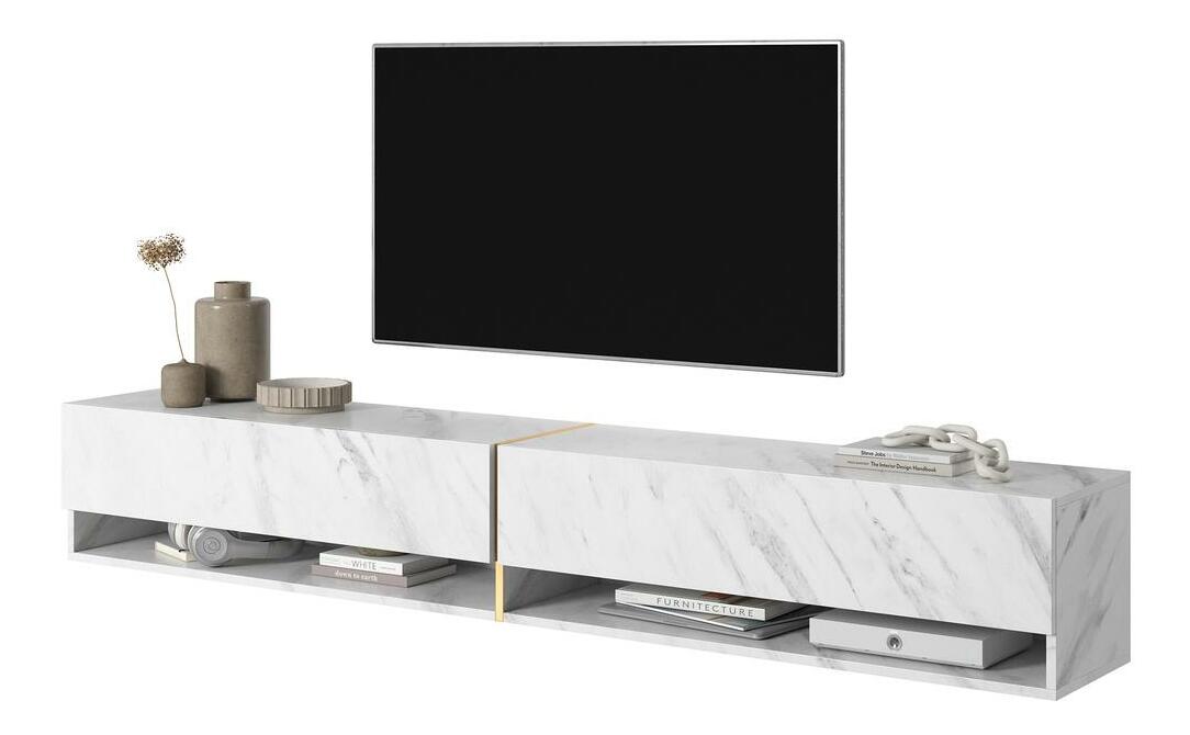 TV ormarić/stolić Myrtha 200 (bijeli mramor)