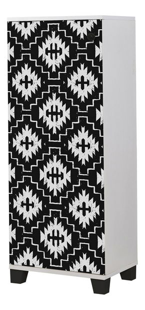 Pantofar Feliz 511 (Alb + Negru)