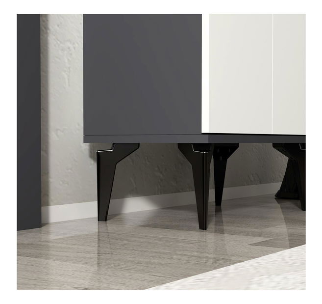 Skrinka Vipapo 7 (antracit + biela) 