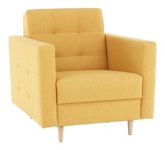 Kreslo Armendia (horčicová) *výpredaj