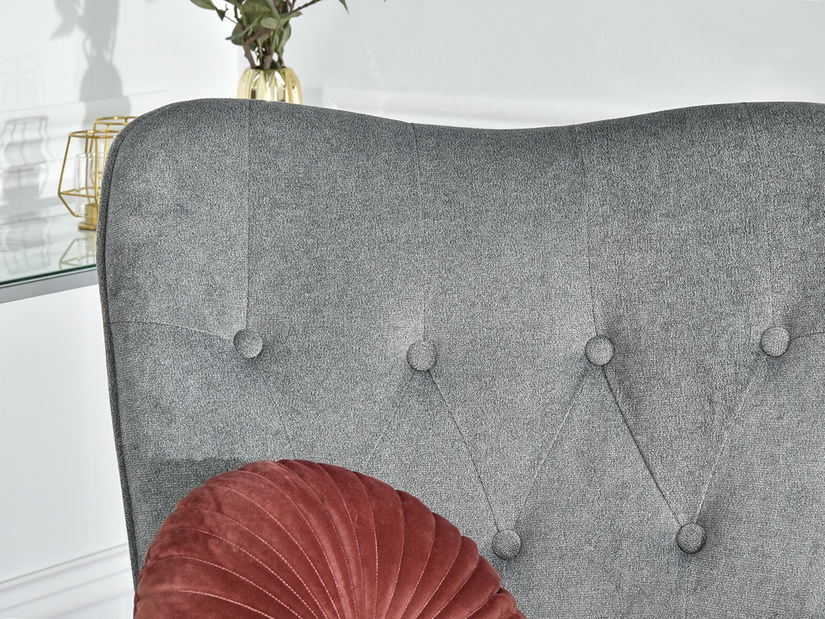 Fotelja Truni (siva + krom)