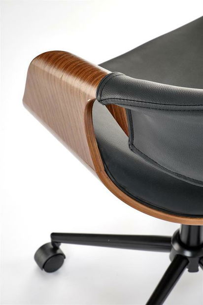 Irodai fotel Balbo (fekete + dió)