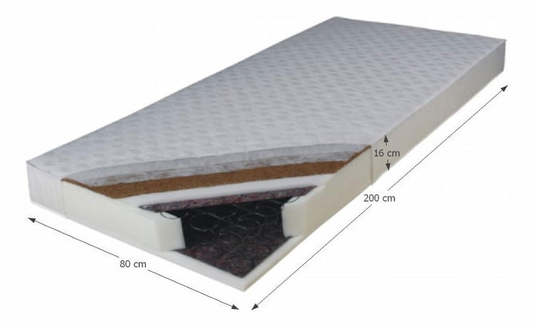 Saltea cu arcuri Karum 200x80 cm