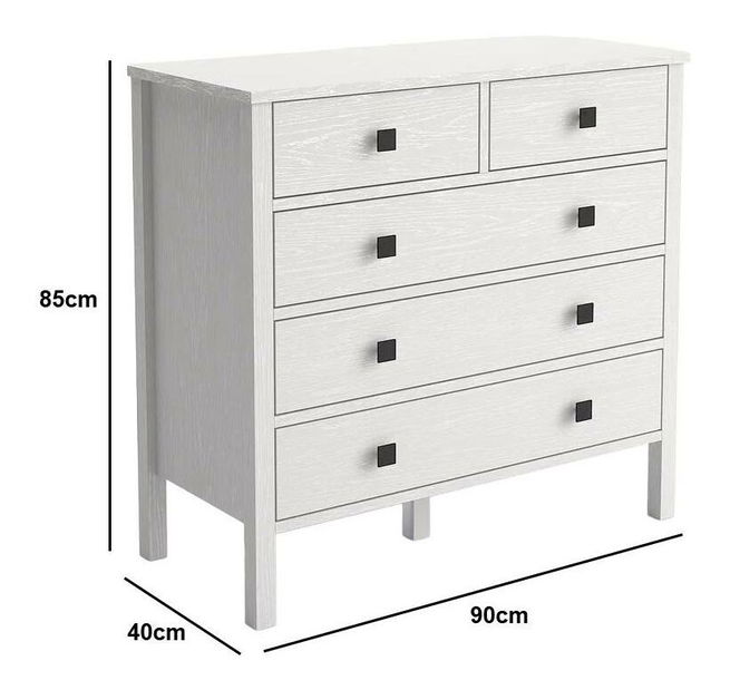 Komoda Franc 41 (bijelo drvo)