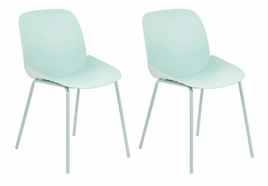 Set 2 buc scaune de sufragerie Milza (verde)