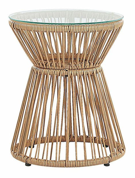 Záhradný set TASARA (svetlohnedá) (pre 2 osoby)