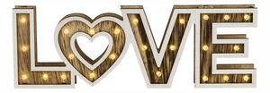 LED dekorativna svjetiljka Love 29976 (smeđa)
