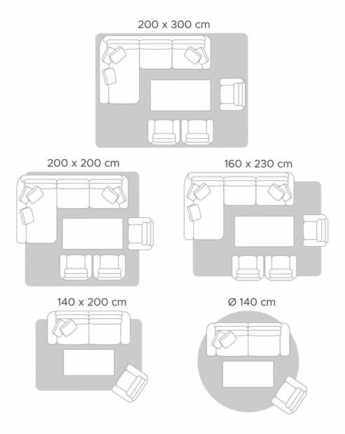 Tepih 50 x 80 cm DYROL (bež)