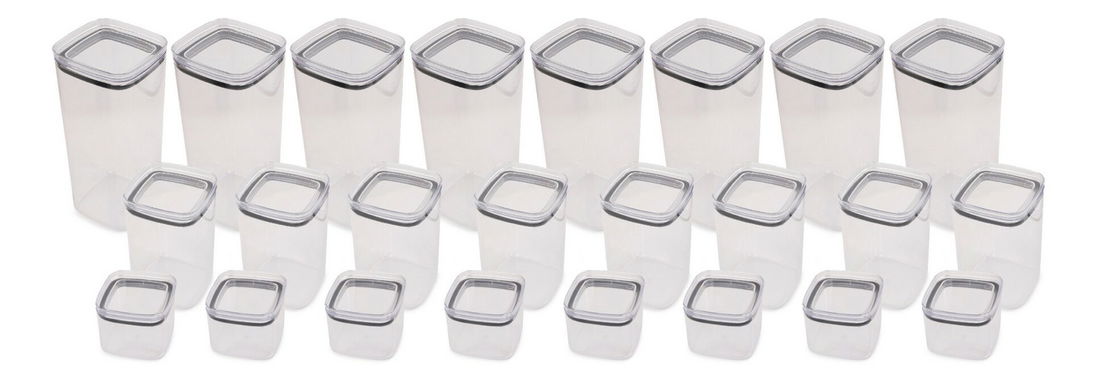 Set recipiente alimente (24 buc.) Boyz 24 (antracit)