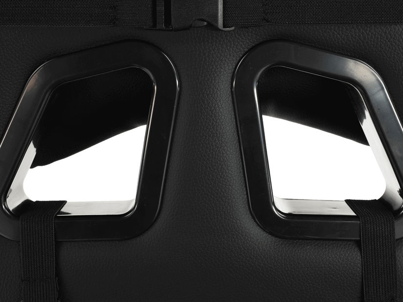 Fotoliu de birou Zopity (negru + alb + motiv)