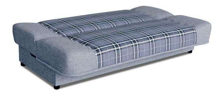 Canapea 3 locuri Pale Gri + Alb