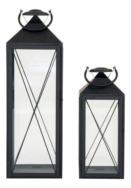 Set de 2 felinare Cudeliaora (negru)