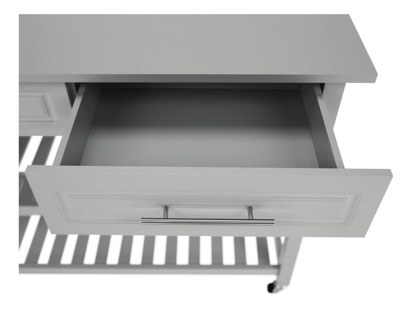 Servírovací vozík Macsen (svetlosivá)