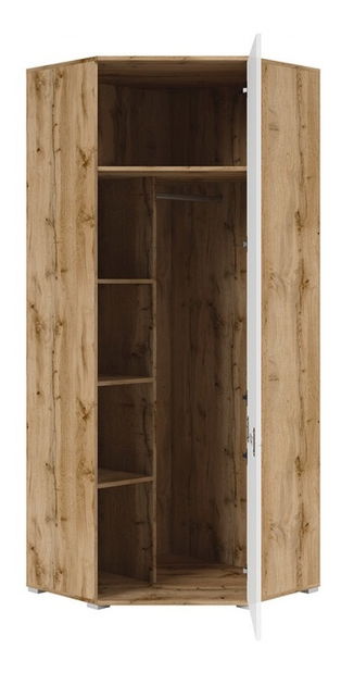 Kutni garderobni ormar Zele SZFN1D