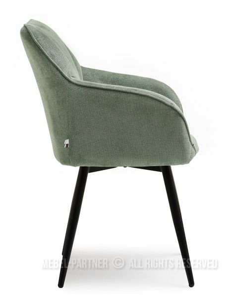 Stolička Bonita (zelená + zlatá)