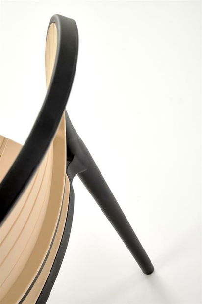 Vrtna stolica Karter (crna + natural)