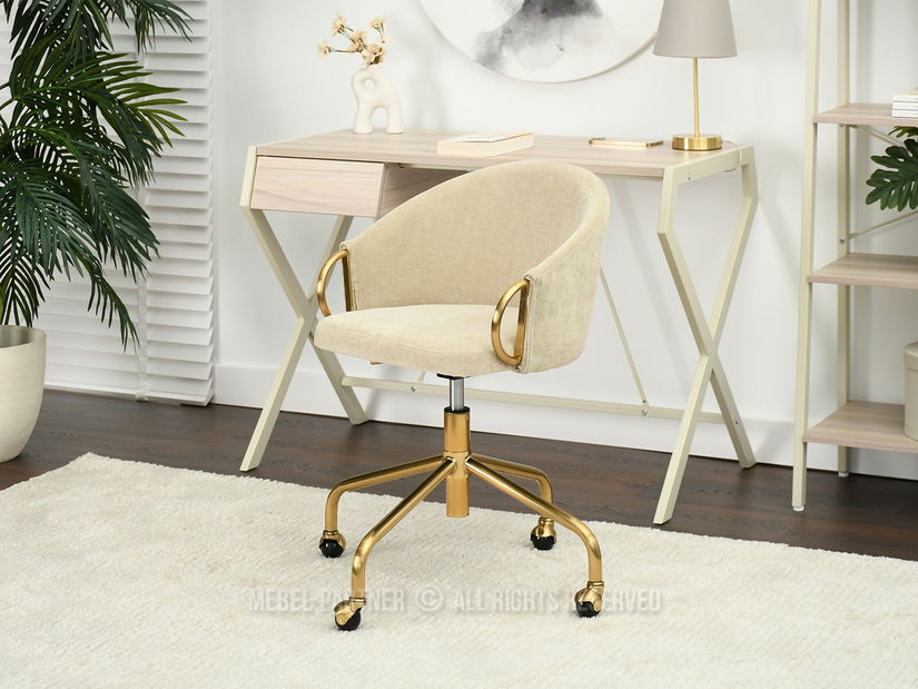 Scaun Carma B (crem + auriu)