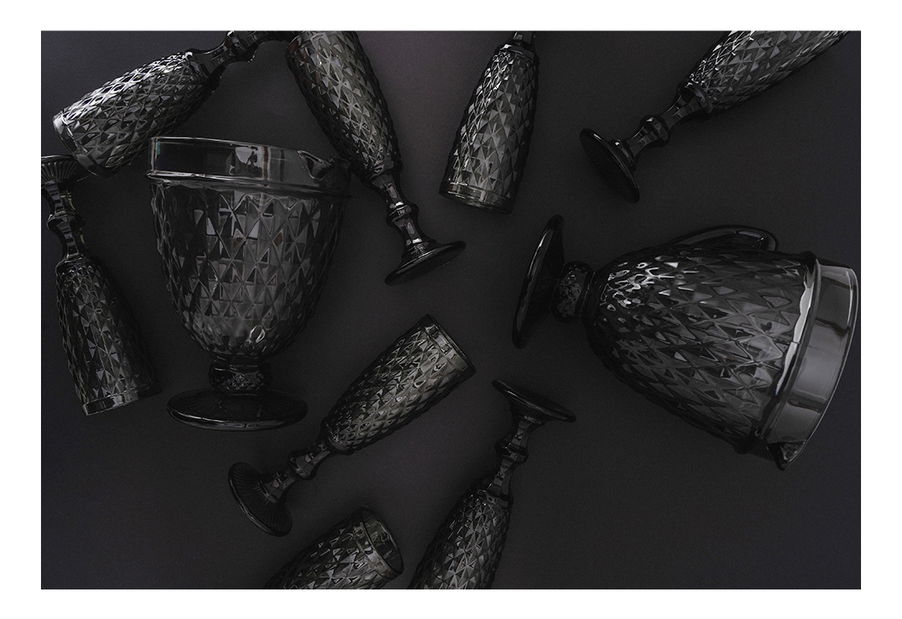 Retro pezsgőspohár készlet (4 db.) Verogas Typ 4 (többszínű)