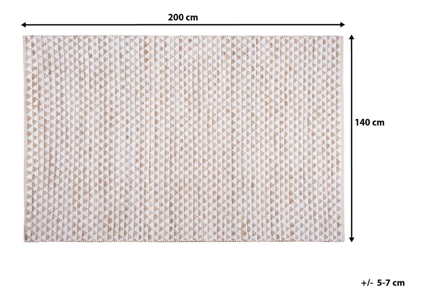 Szőnyeg 200 cm Tunneli (világosbézs)