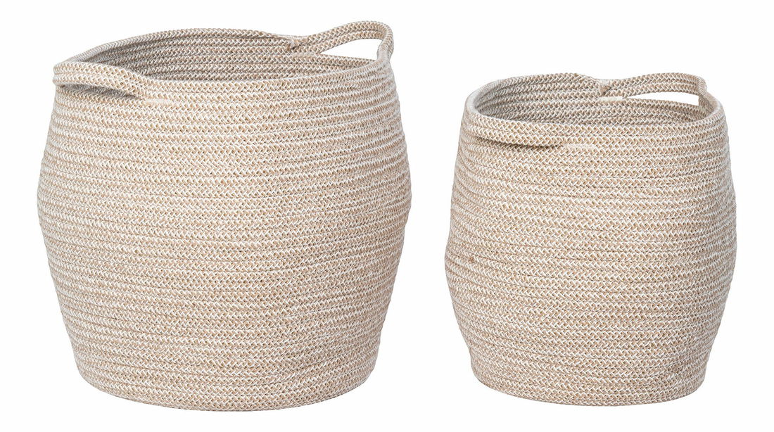 Set 2 ks košíkov Lemoria (béžová)