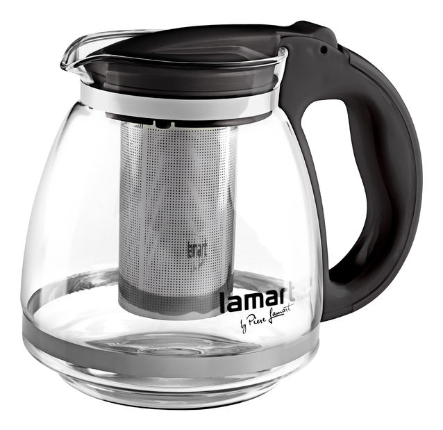 Fierbător apă Lamart Verre 1,5l (negru)