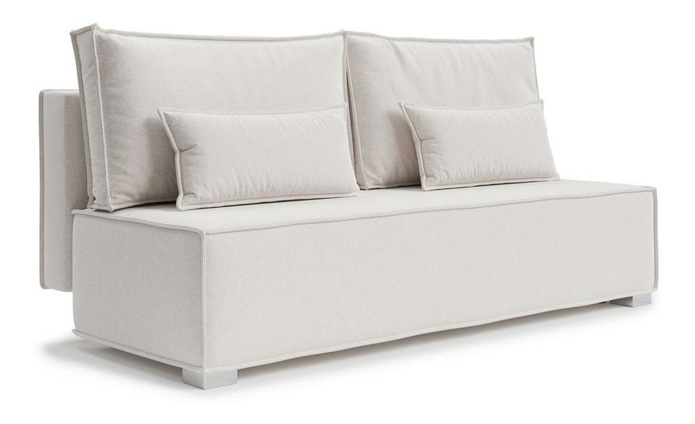 Canapea trei locuri Bale (crem + argintiu)