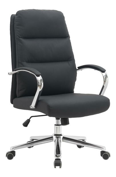 Kancelárske kreslo Adonyx (čierna + chróm)