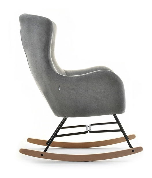 Fotel Nesia (szürke + fekete bükk)