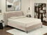 Manželská posteľ 160 cm Apelar (béžová + čierna)