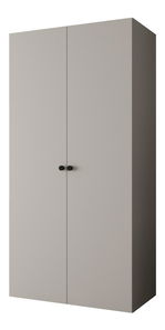 Ormar za garderobu 100 cm Parna 1 (kašmir + crna)