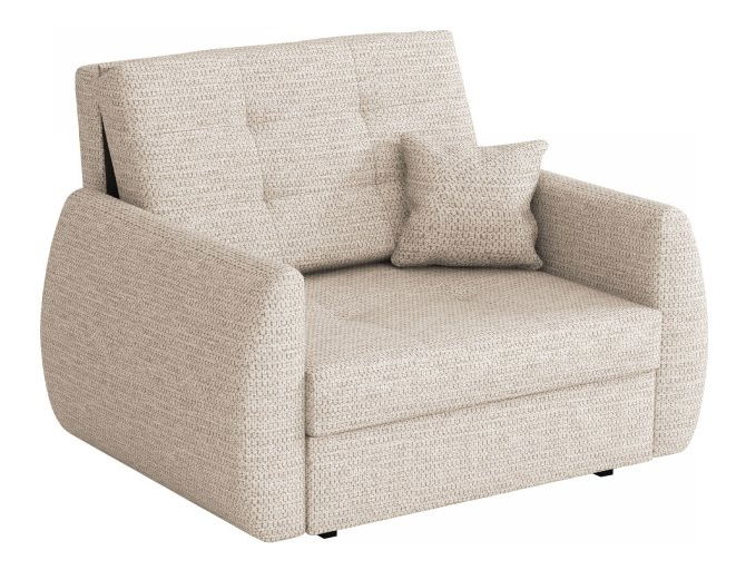 Fotoliu extensibil Clovea Art I (crem) (cu sp. depozitare)