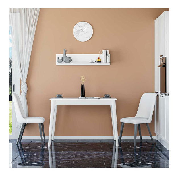 Jedálenský stôl Masmotta (pre 4 osoby) (biela)