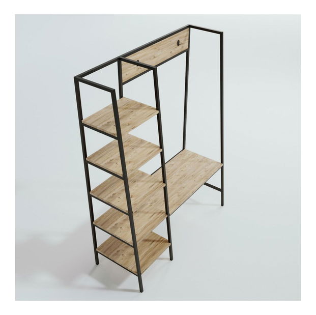 Vešiak Nebimu (dub + čierna) 