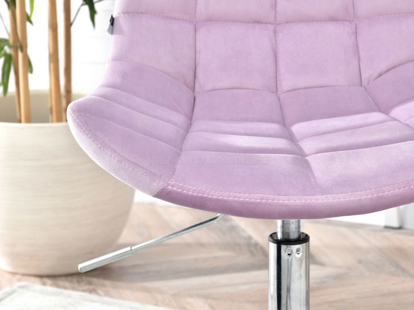 Stolica Eleanor (jorgovan + krom)