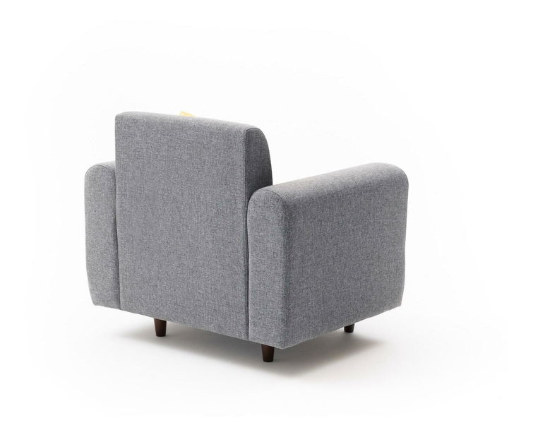 Fotel Noyalepo L (szürke + dió)