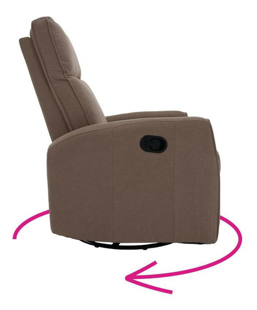 Fotoliu Mako (gri maro)Taupe)