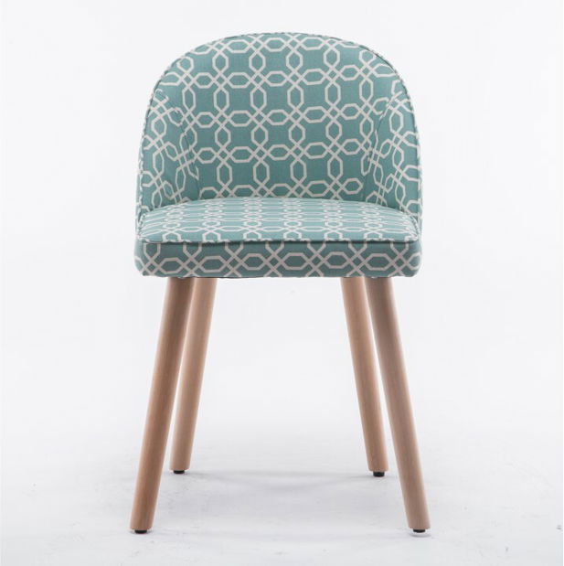 Jedálenská stolička Lalima (zelený vzor)