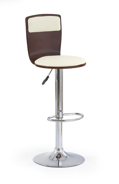 Barová stolička H-7 Čerešňa antická + Béž