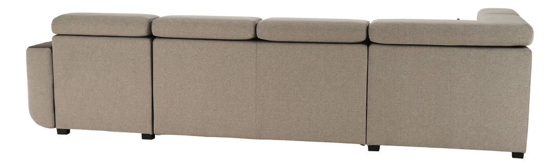 Colțar în formă de U Imani (maro deschis + maro)